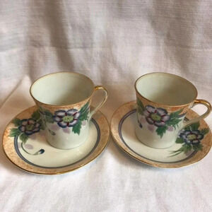2 Sets Lot Of Teacups and Saucers made in Japan